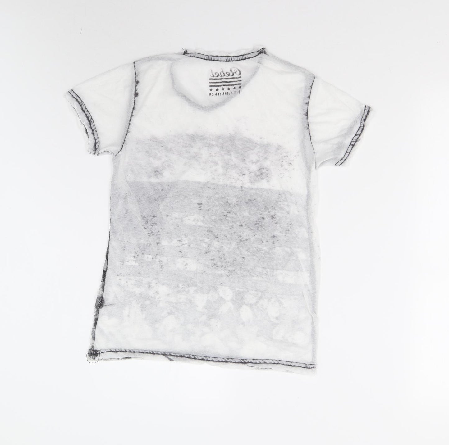 Pimark Boys White   Basic T-Shirt Size 10-11 Years