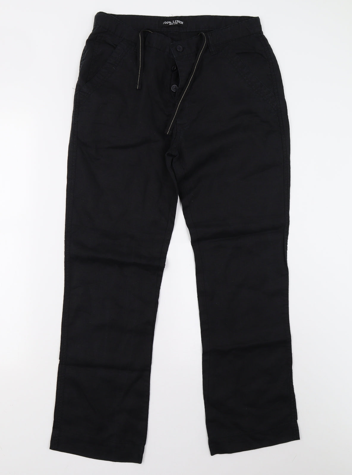Primark Mens Black   Trousers  Size 32 L30 in