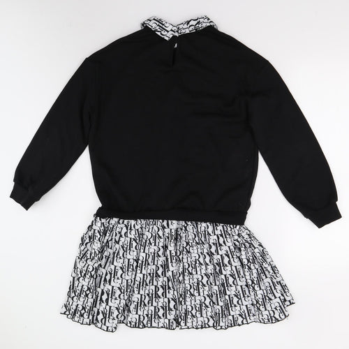 River Island Girls Black   Jumper Dress  Size 11-12 Years