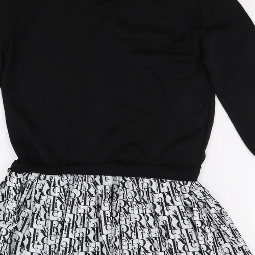 River Island Girls Black   Jumper Dress  Size 11-12 Years