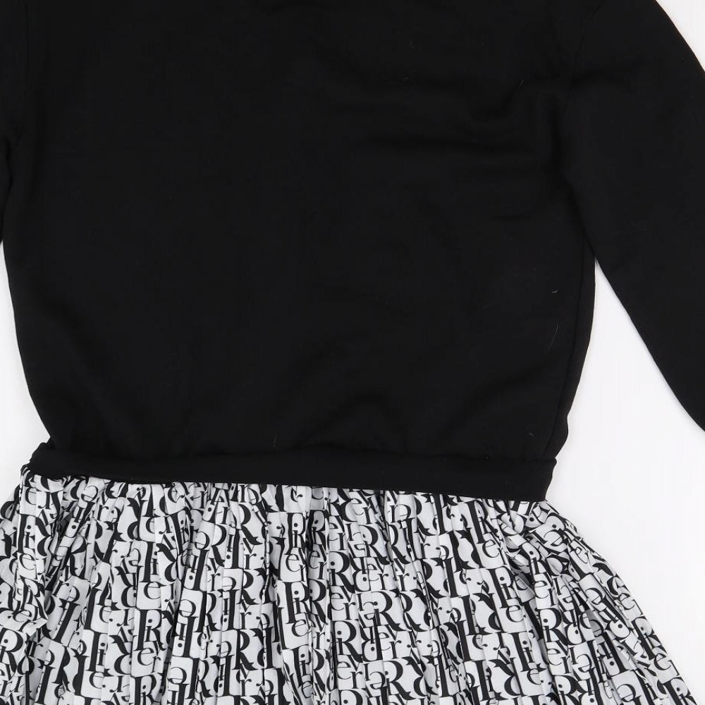 River Island Girls Black   Jumper Dress  Size 11-12 Years