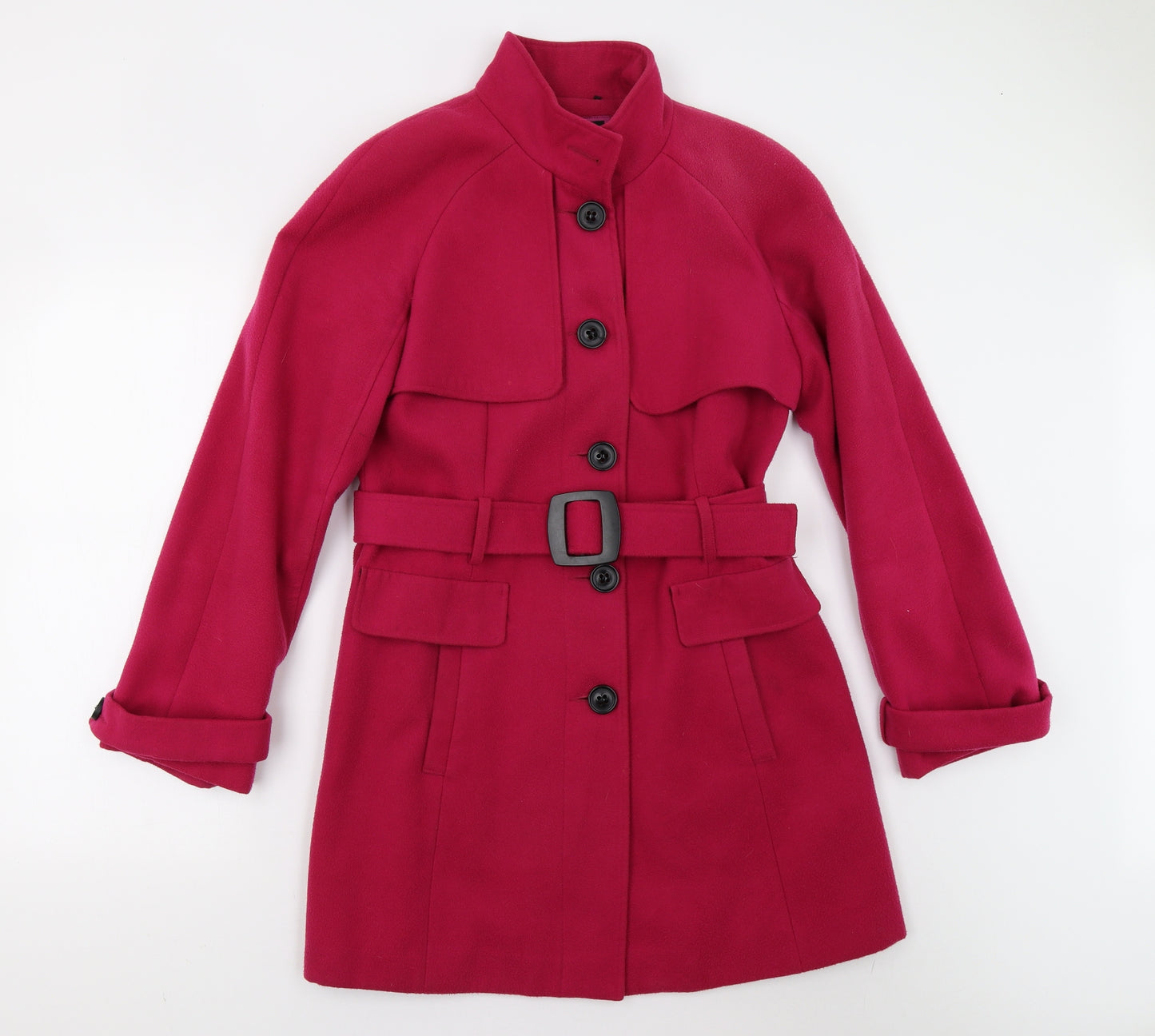 Debenhams Womens Pink   Trench Coat Coat Size 12