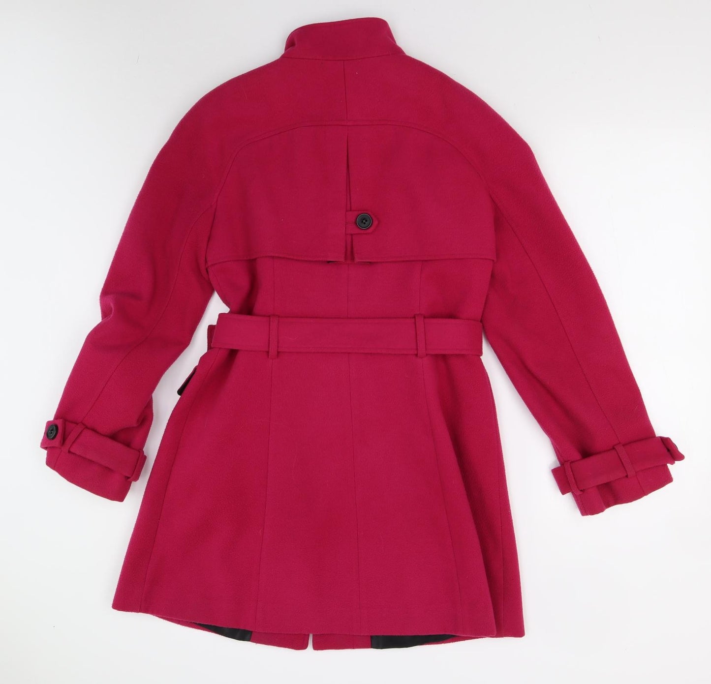 Debenhams Womens Pink   Trench Coat Coat Size 12