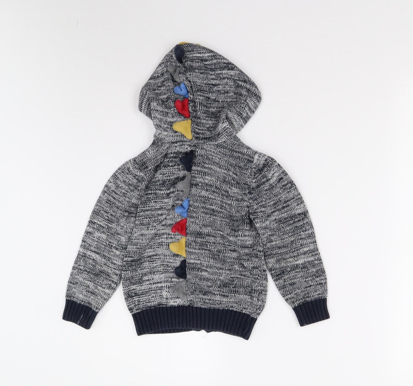 TU Boys Grey   Full Zip Hoodie Size 3-4 Years