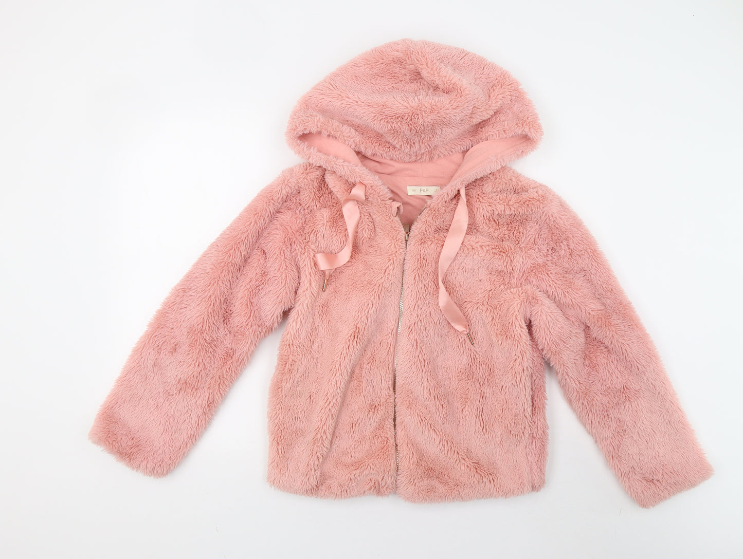F&F Womens Pink  Fleece Jacket  Size XS