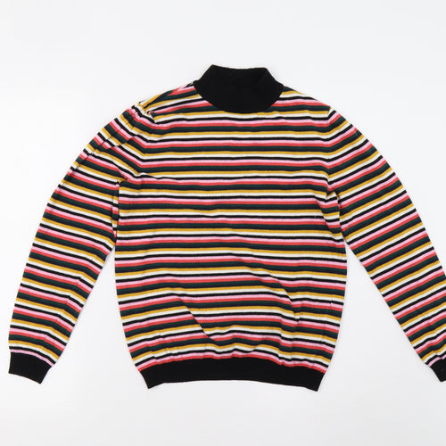 Papaya Womens Multicoloured Striped Knit Pullover Jumper Size 14