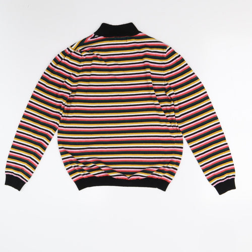 Papaya Womens Multicoloured Striped Knit Pullover Jumper Size 14