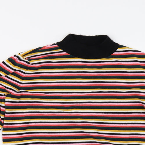 Papaya Womens Multicoloured Striped Knit Pullover Jumper Size 14