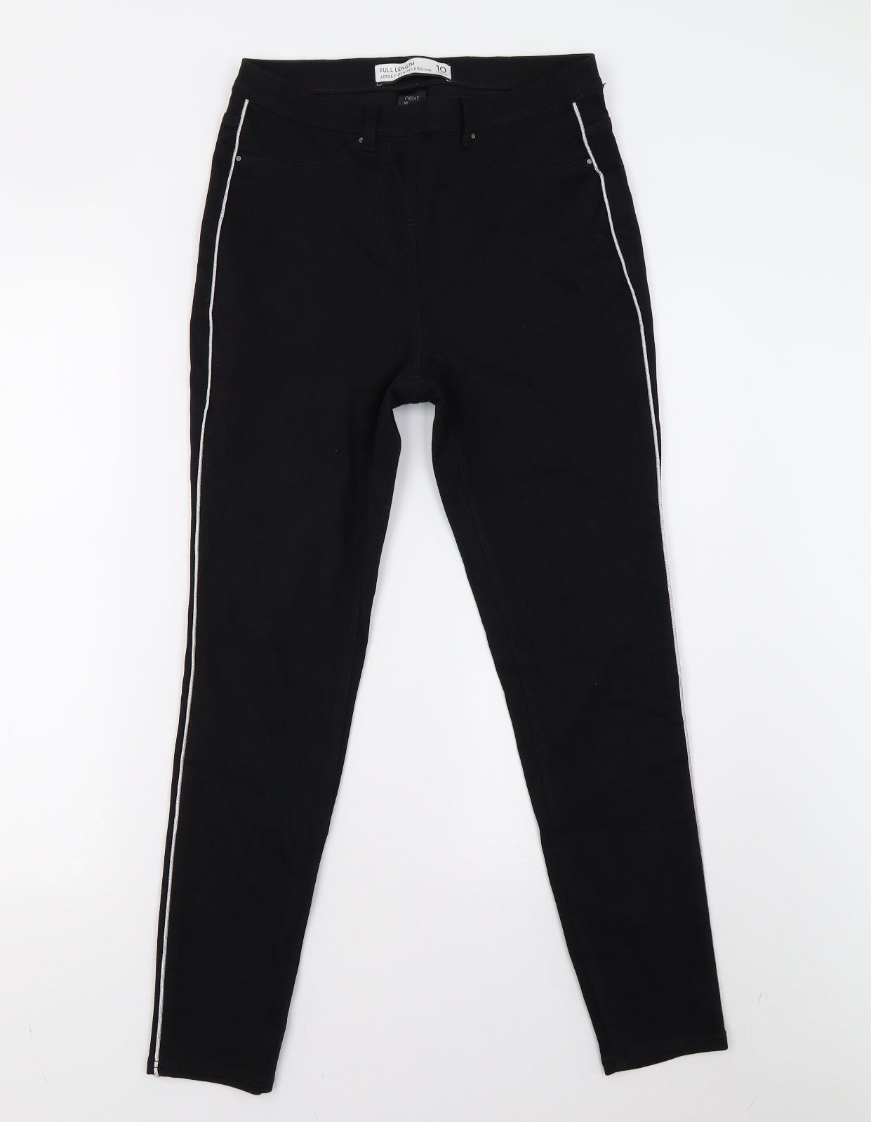 NEXT Womens Black  Denim Jegging Jeans Size 10 L27 in