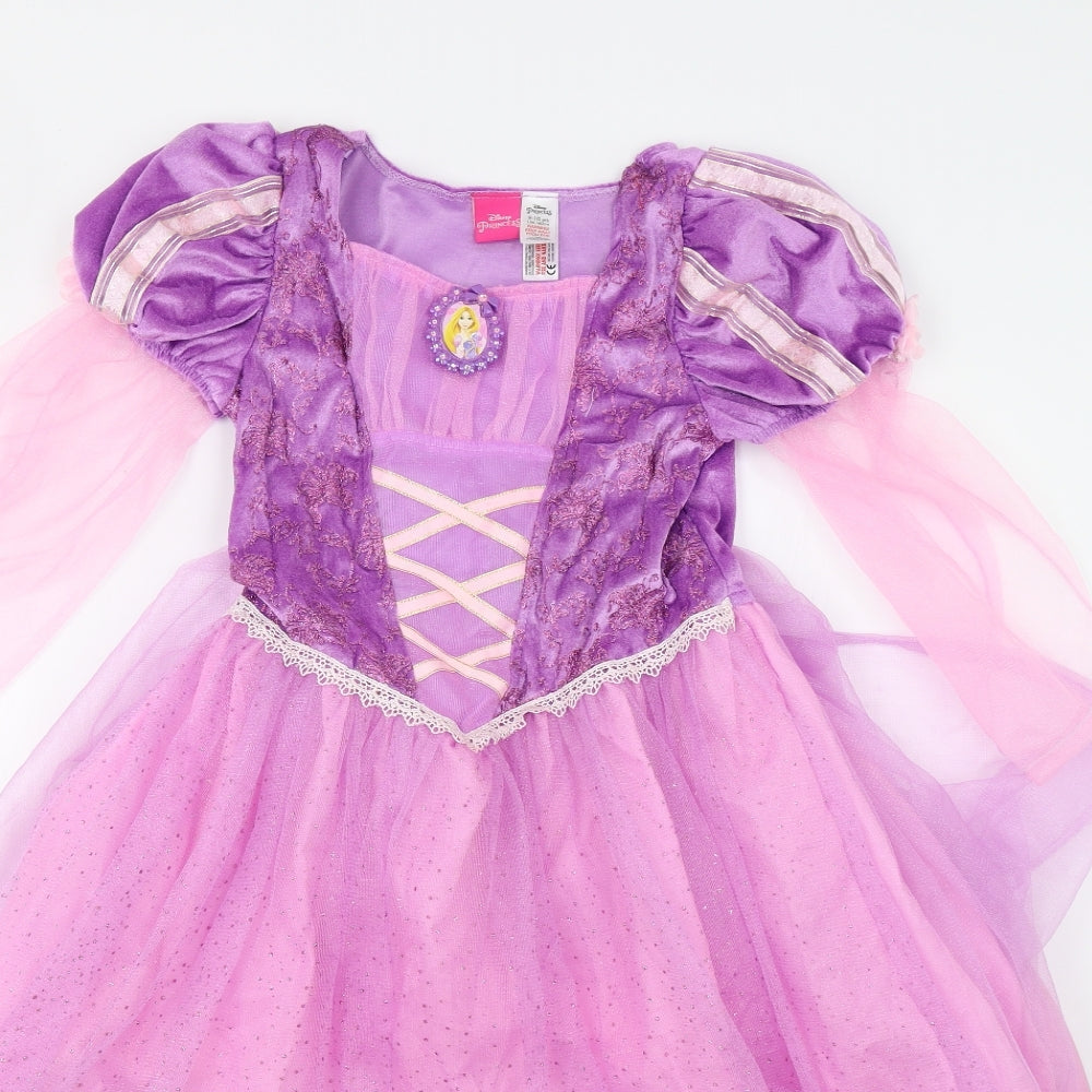 Disney Girls Purple   Ball Gown  Size 9-10 Years  - Disney Princess