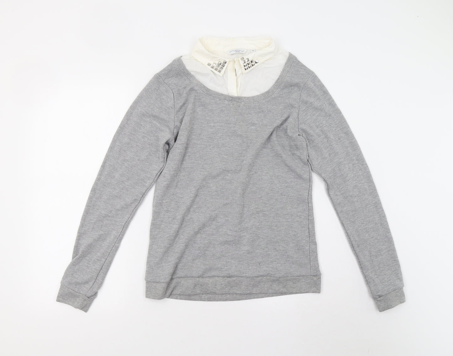 New Look Womens Grey   Pullover Jumper Size 14