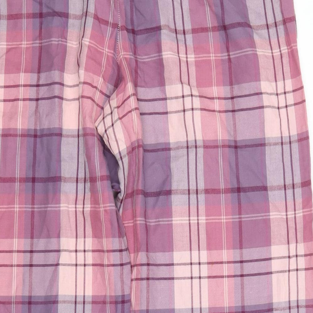 Cyberjammies Womens Pink Plaid   Pyjama Pants Size 18
