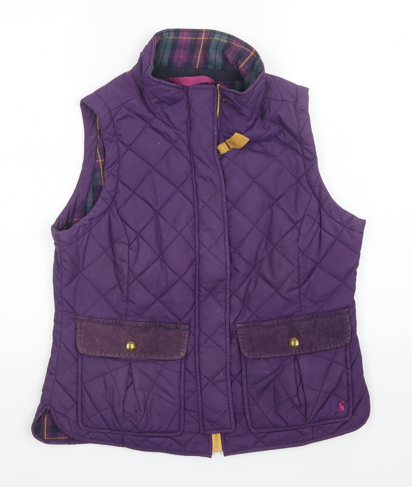 Joules Womens Purple   Gilet Coat Size 14