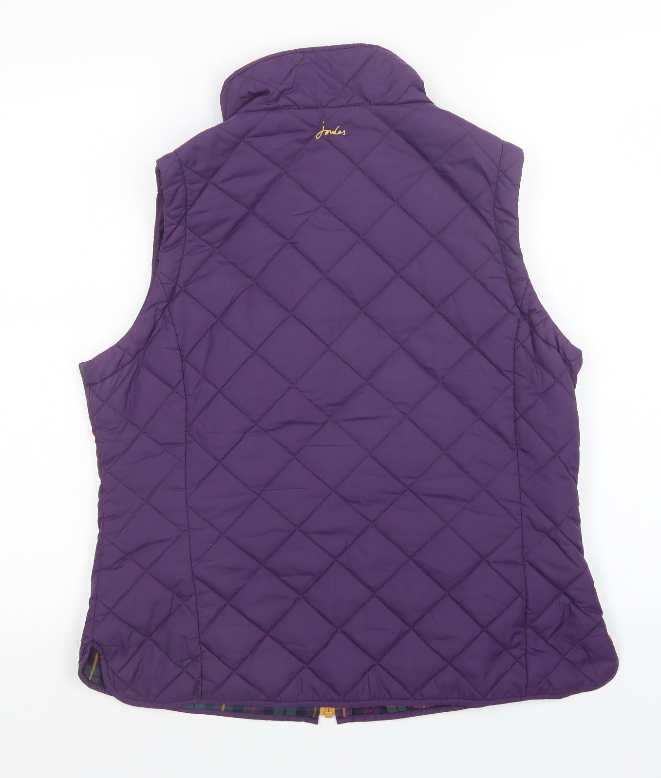 Joules Womens Purple   Gilet Coat Size 14