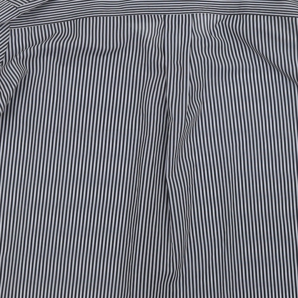 M&S Womens Multicoloured Striped  Basic Button-Up Size 20