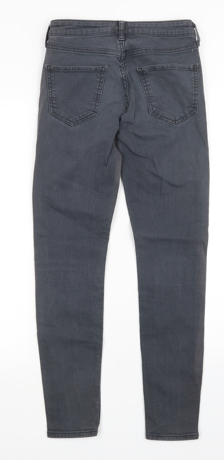 Topshop Womens Grey   Skinny Jeans Size 25 L31 in