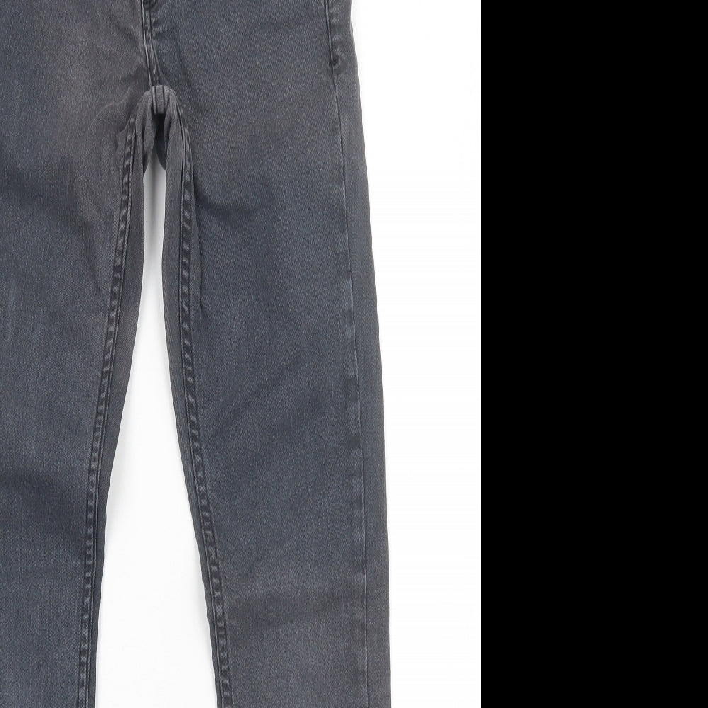 Topshop Womens Grey   Skinny Jeans Size 25 L31 in