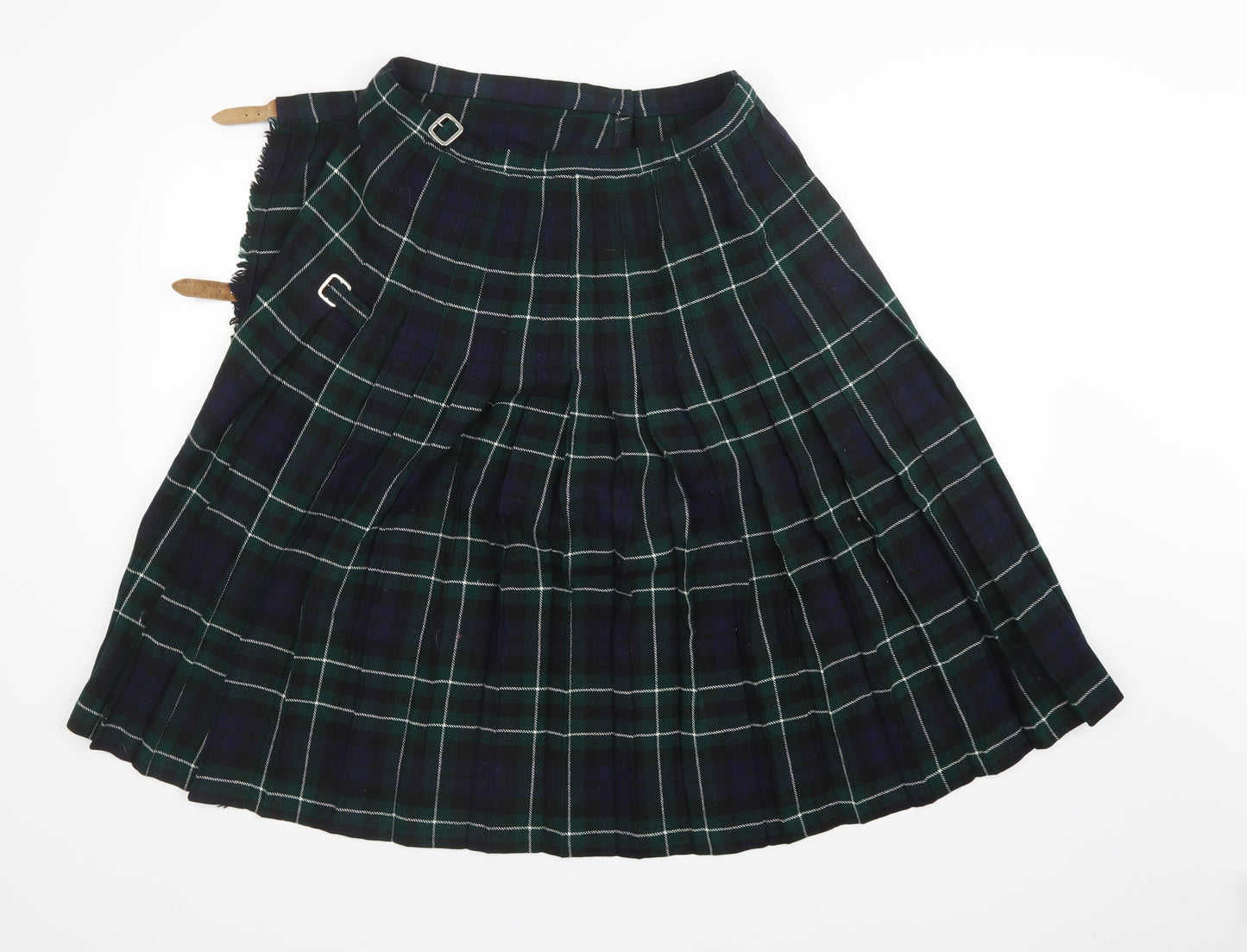 st michaels Womens Multicoloured Plaid  Wrap Skirt Size 18