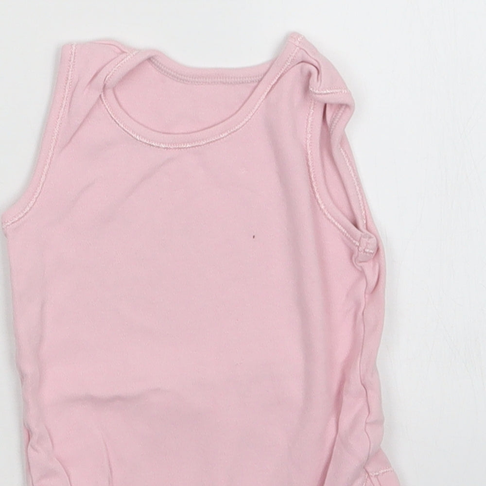George Girls Pink   Unitard One-Piece Size 9-12 Months
