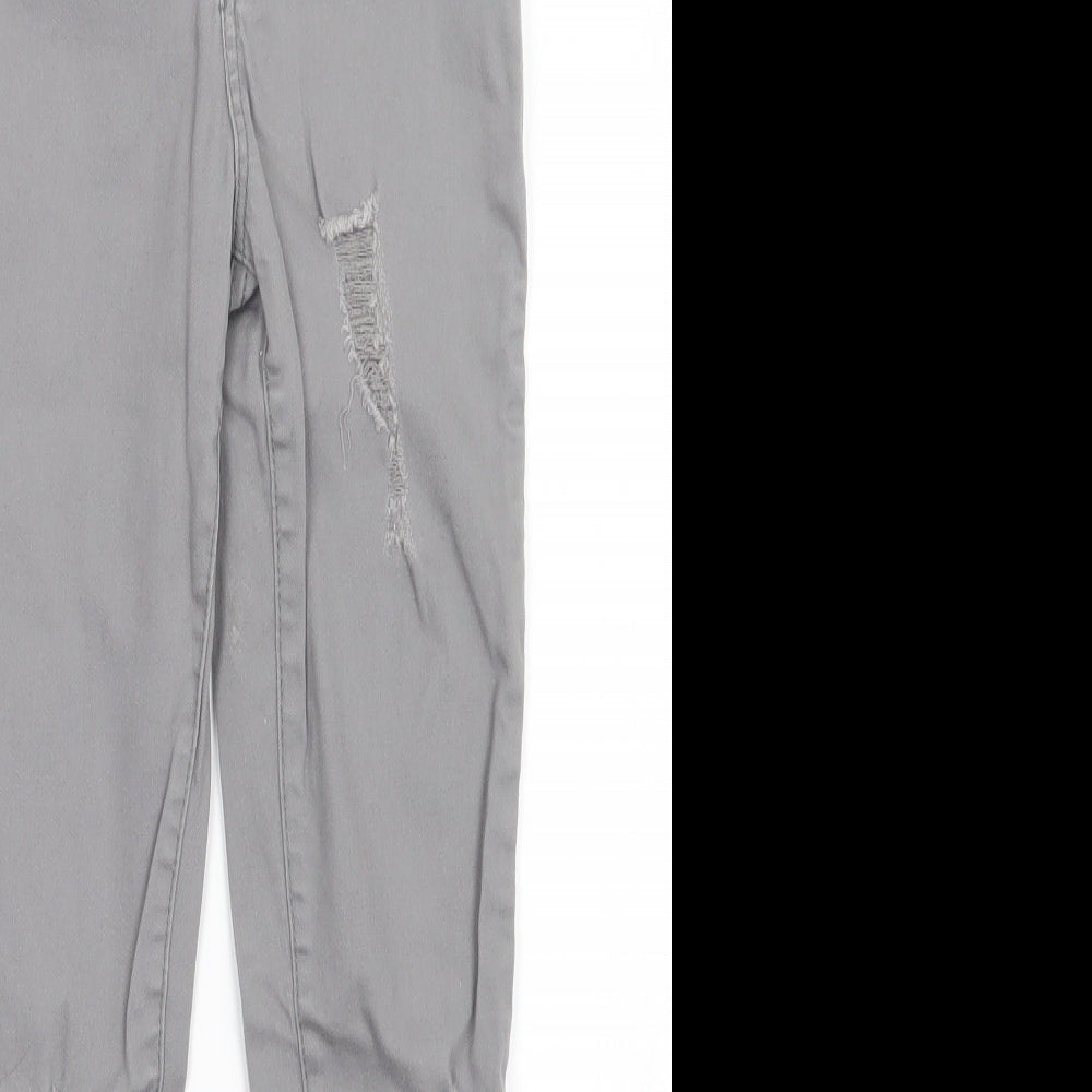 denim Co Girls Grey   Skinny Jeans Size 8-9 Years