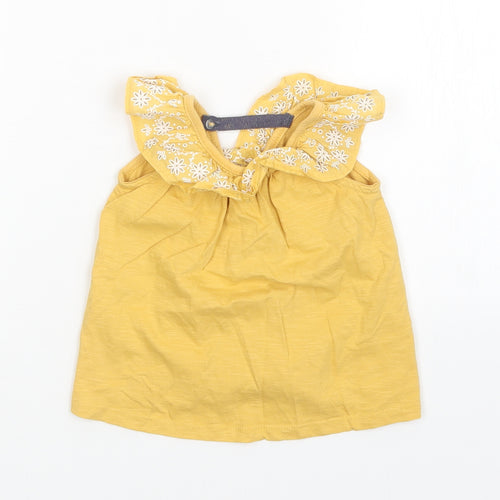 Savannah Girls Yellow   Basic Tank Size 3-6 Months