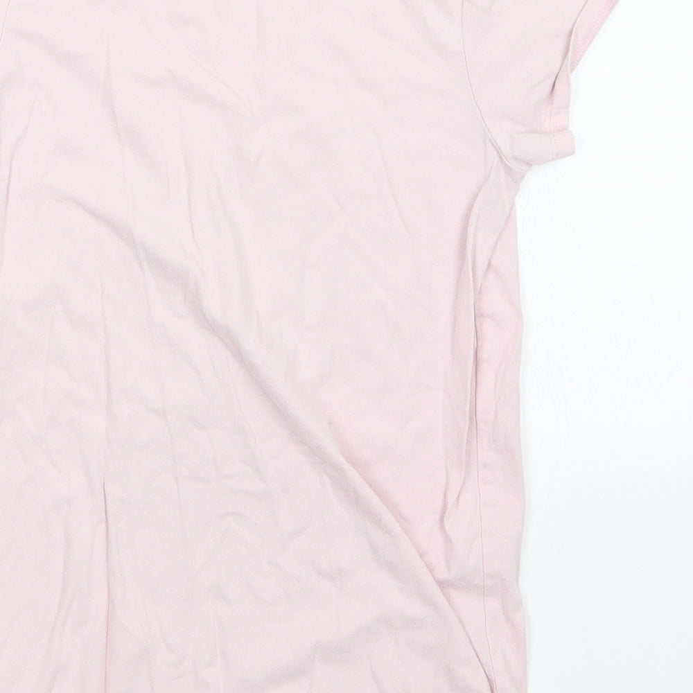 George Girls Pink   Basic T-Shirt Size 8-9 Years