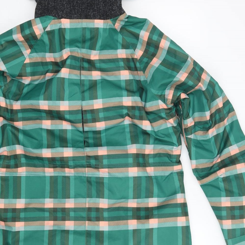 o'neil Womens Multicoloured Check  Rain Coat Coat Size XL
