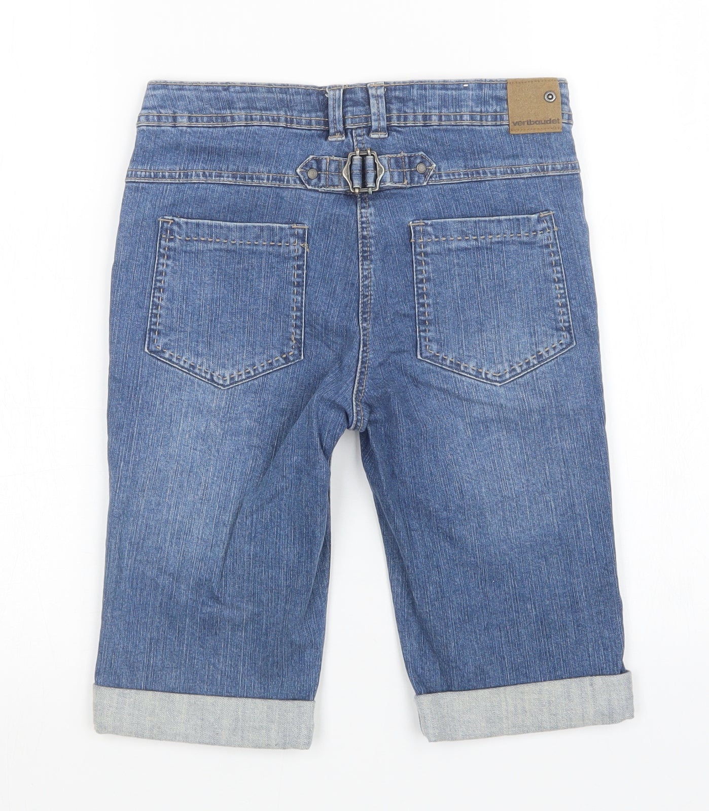 Vertbaudet Girls Blue   Cut-Off Shorts Size 12 Years
