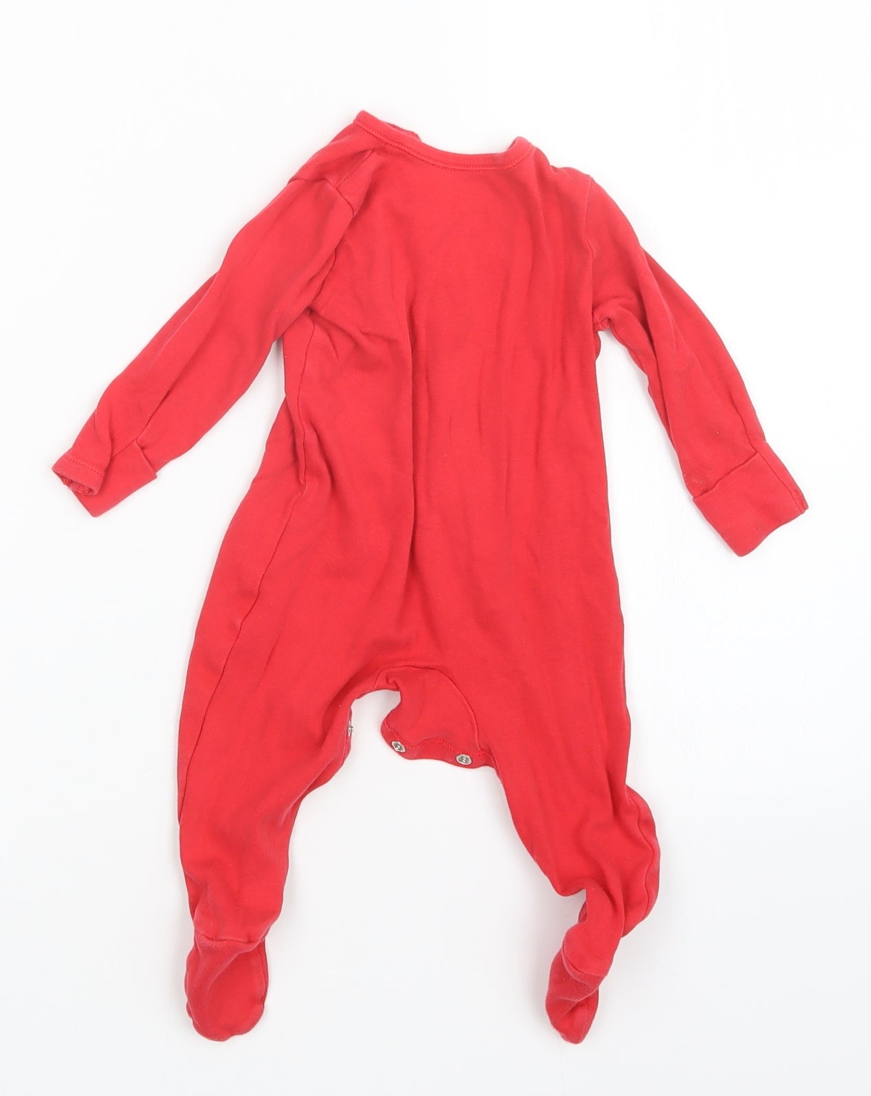 George Baby Red   Babygrow One-Piece Size 6-9 Months