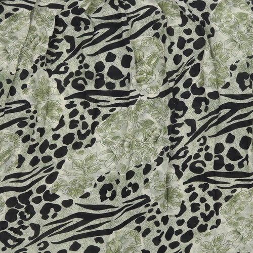 Profiles Womens Multicoloured Animal Print  A-Line Skirt Size 16