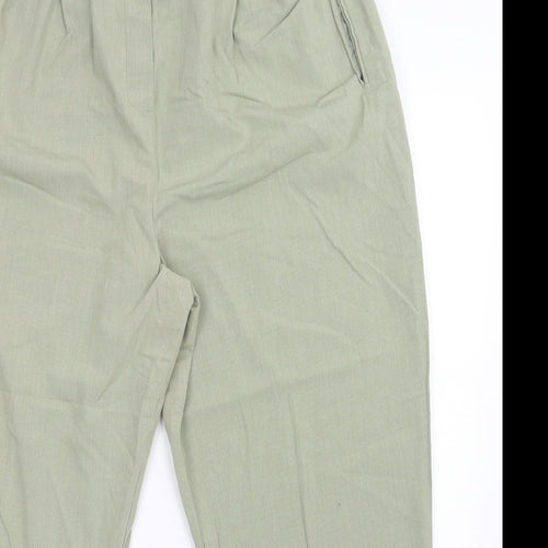 Design essentials Womens Green   Trousers  Size 22 L27 in