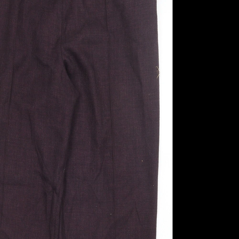 M&S Womens Purple   Trousers  Size 22 L29 in