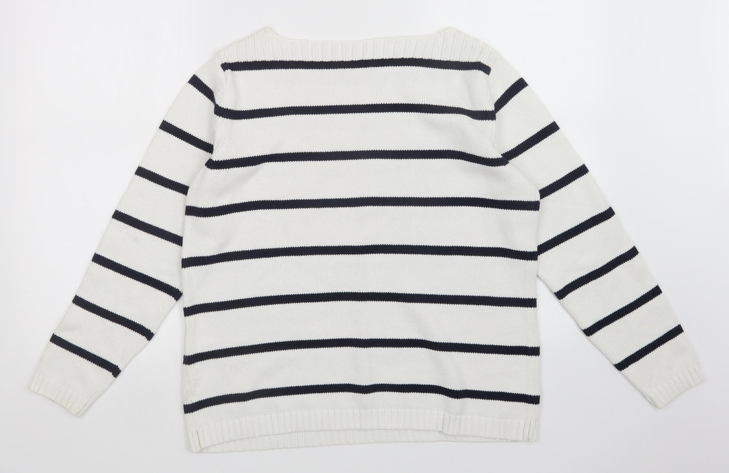 Berkertex Womens Multicoloured Striped  Pullover Jumper Size 14