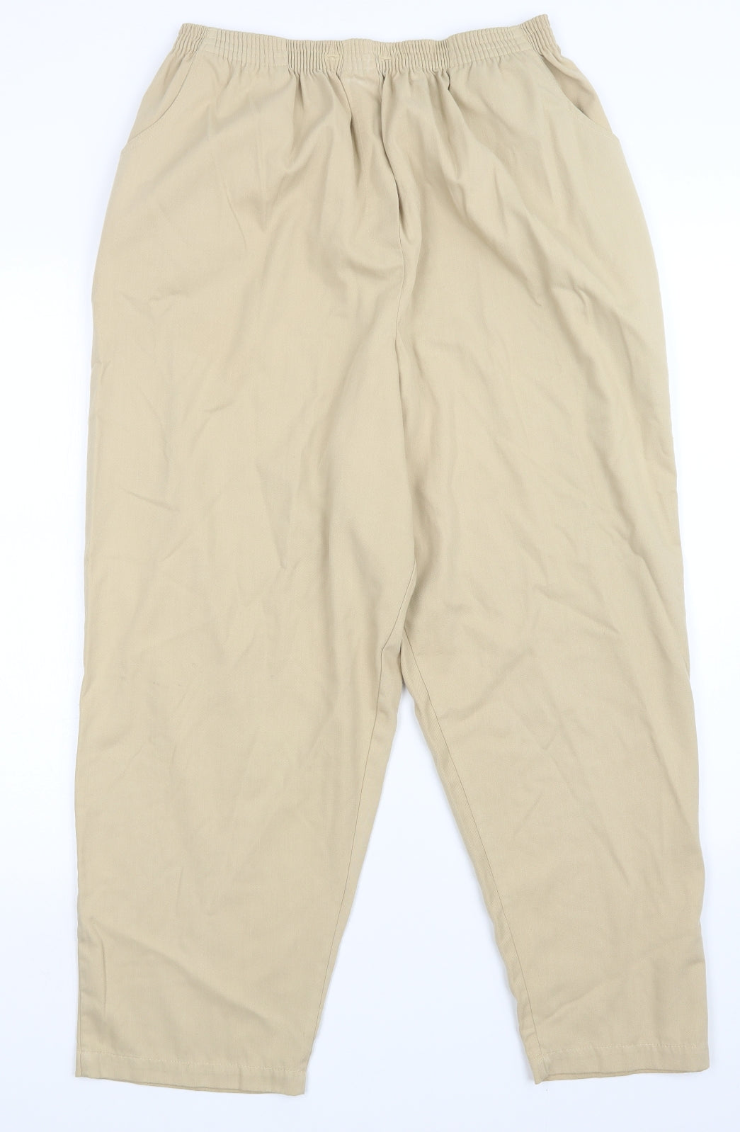 Bonmarché Womens Beige   Trousers  Size 22 L28 in