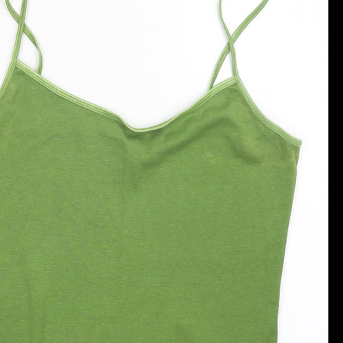 New Look Womens Green   Basic Tank Size 16