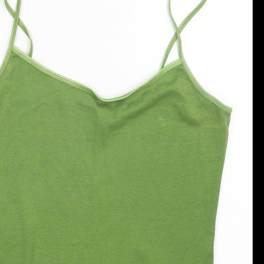 New Look Womens Green   Basic Tank Size 16