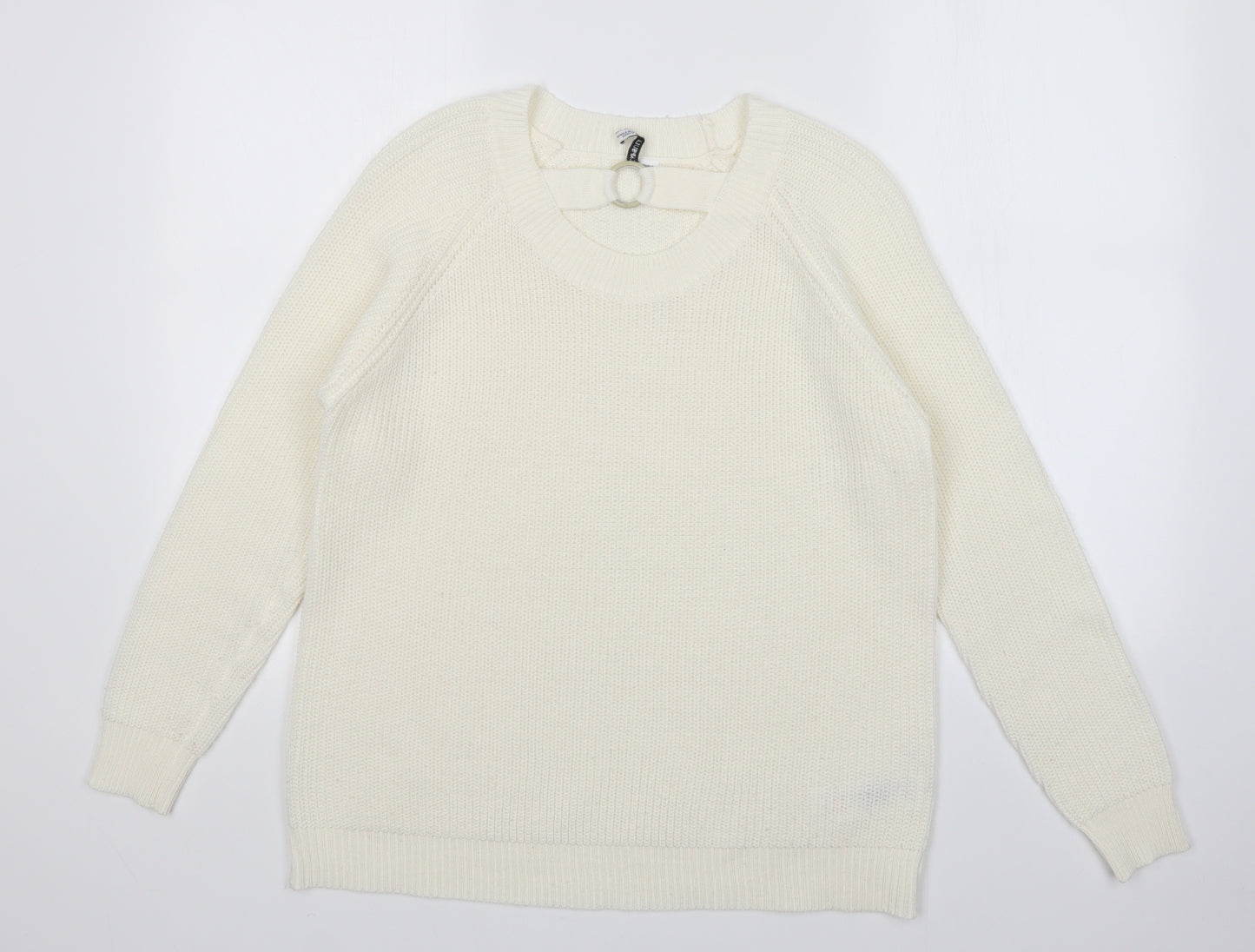 Capsule Womens Beige   Pullover Jumper Size S
