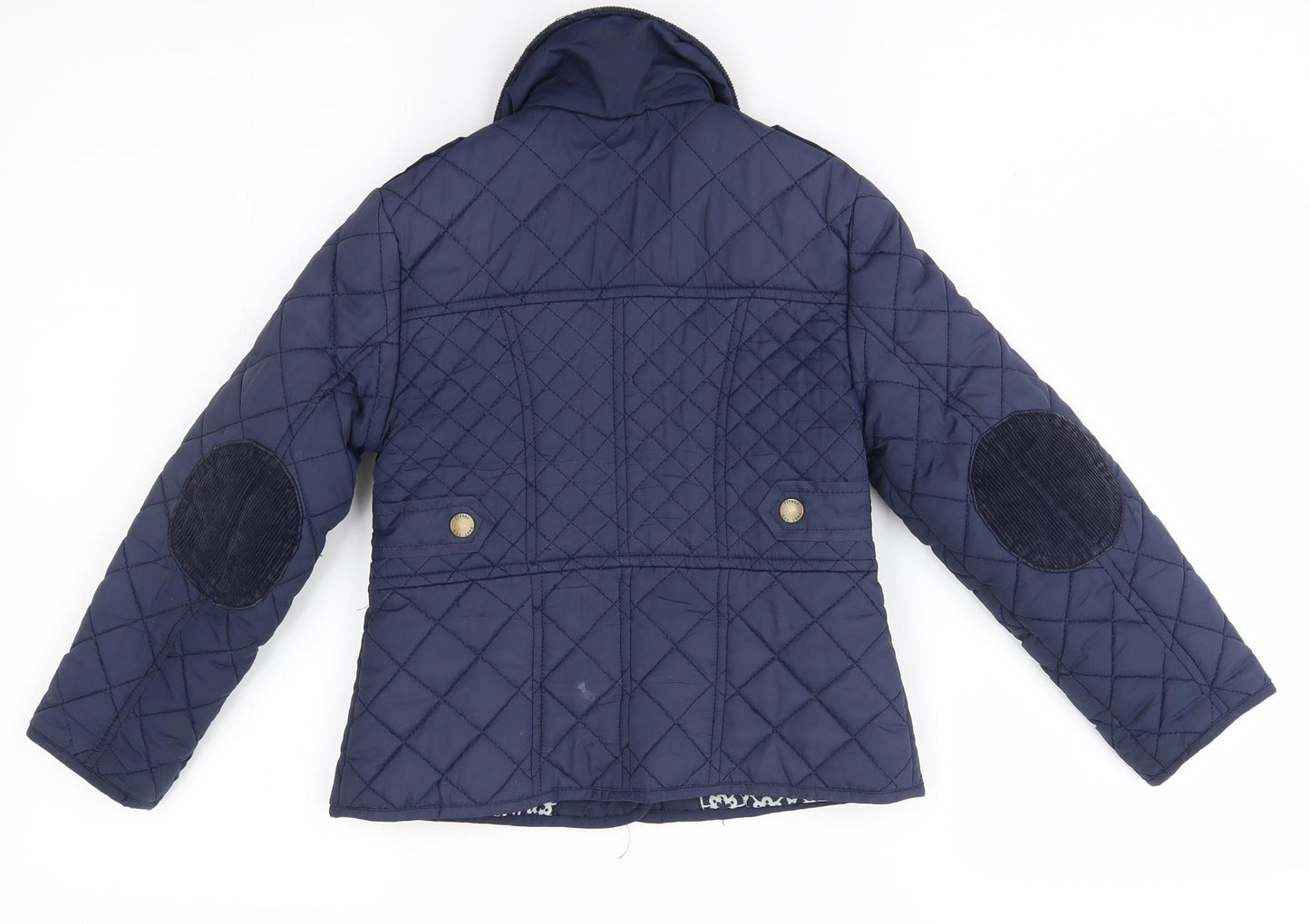 Debenhams Boys Blue   Quilted Coat Size 5-6 Years