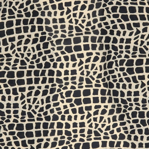 Design Essentials Womens Beige Animal Print  Basic Button-Up Size 20