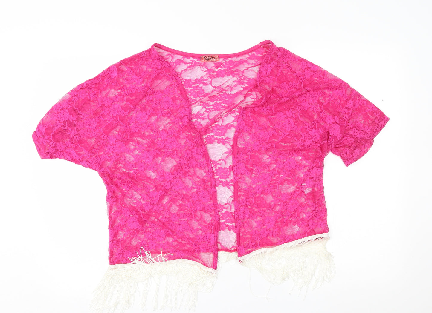 Capilo Womens Pink   Cardigan Jumper Size M