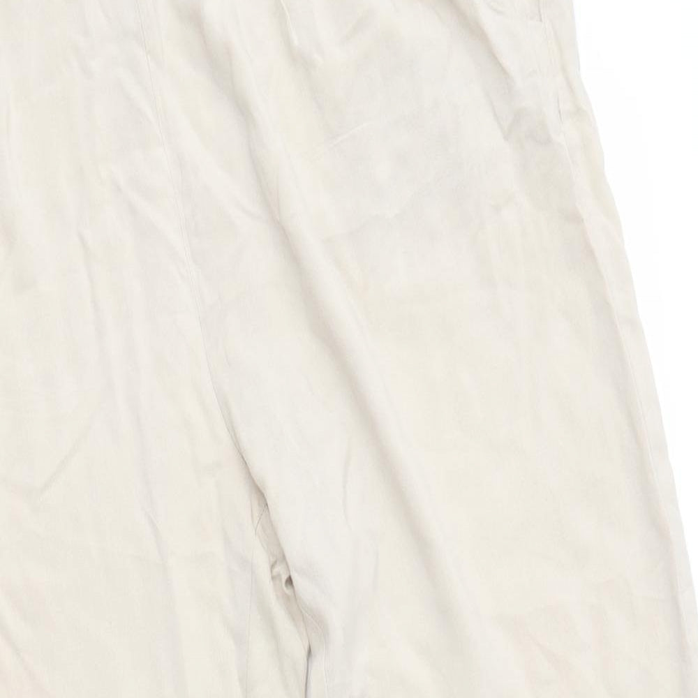 Atmosphere Womens Beige   Jogger Trousers Size 14 L25 in