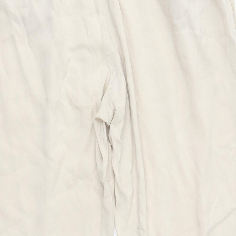 Atmosphere Womens Beige   Jogger Trousers Size 14 L25 in