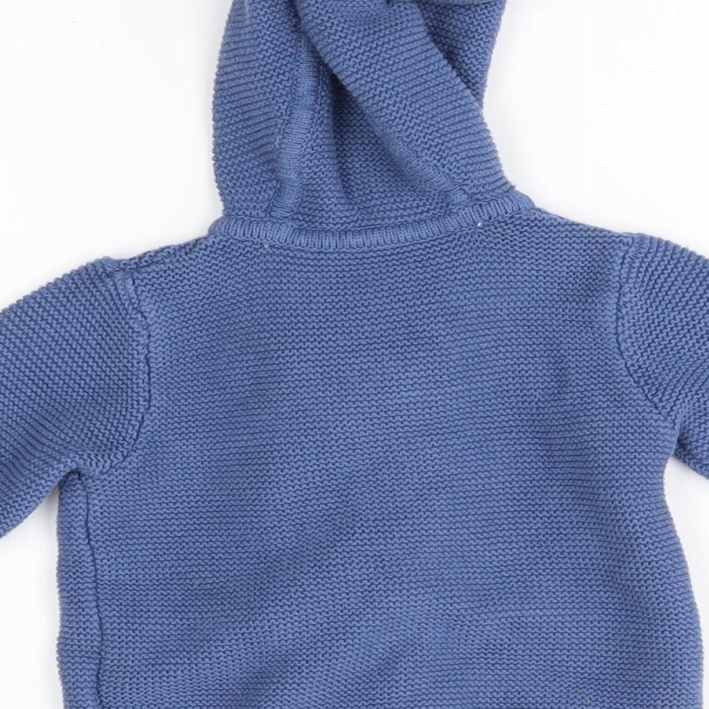 Mothercare Baby Blue   Cardigan Jumper Size 0-3 Months