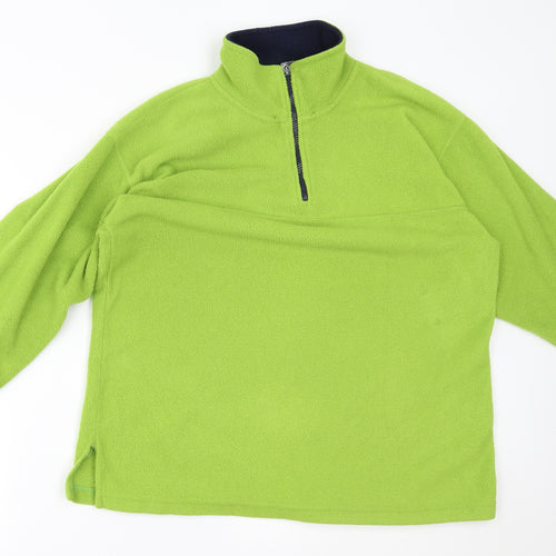 Design essentials Womens Green   Pullover Sweatshirt Size L