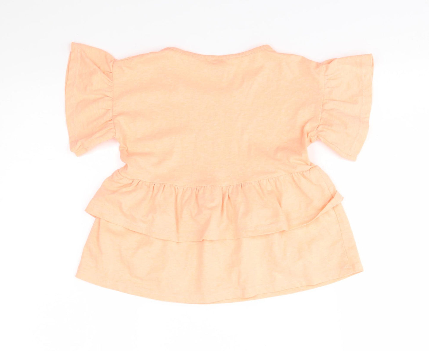 TU Girls Orange   Basic Blouse Size 6 Years