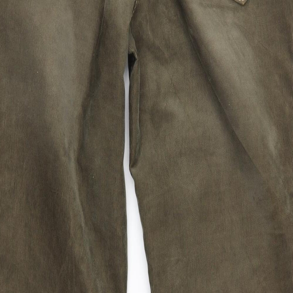 NEXT Womens Green  Corduroy Bootcut Jeans Size 14 L30 in