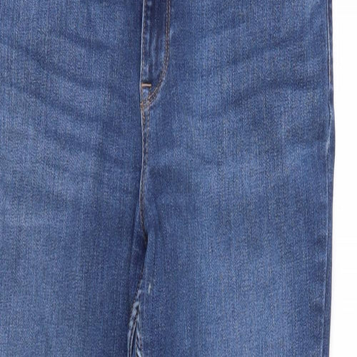 M&S Womens Blue   Skinny Jeans Size 14 L26 in