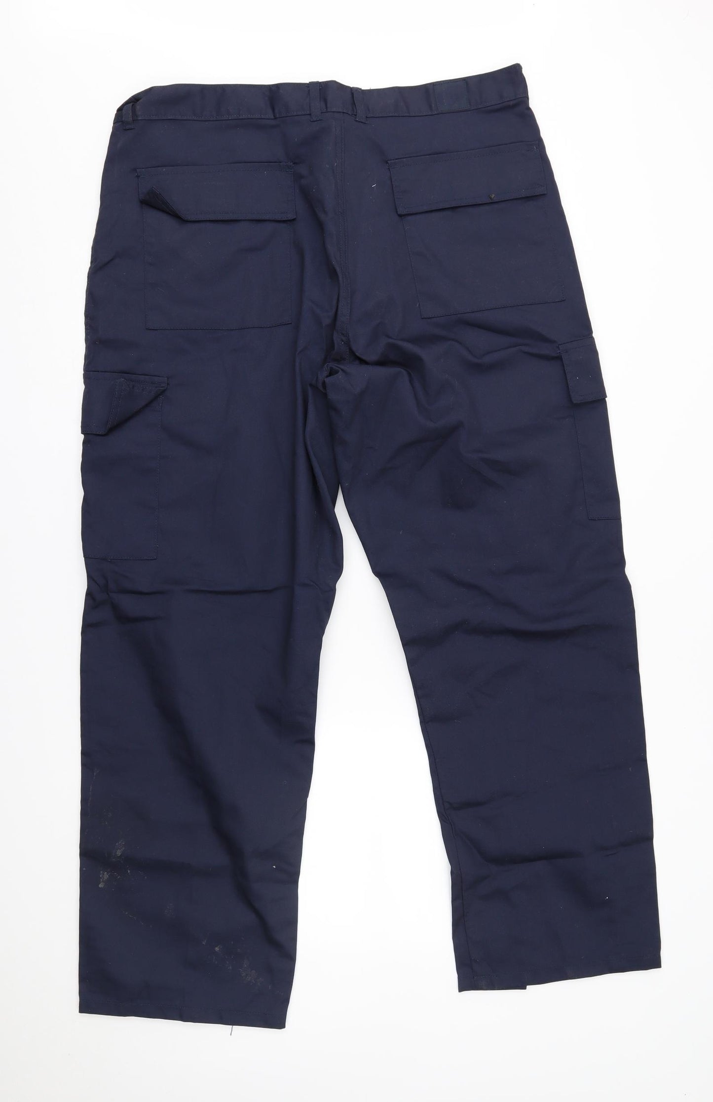 Uneek Mens Blue   Cargo Trousers Size 40 L30 in