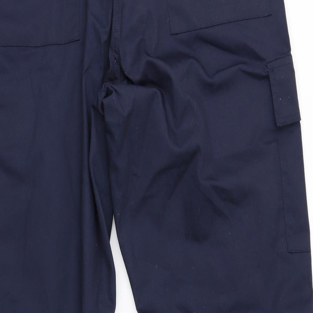 Uneek Mens Blue   Cargo Trousers Size 40 L30 in