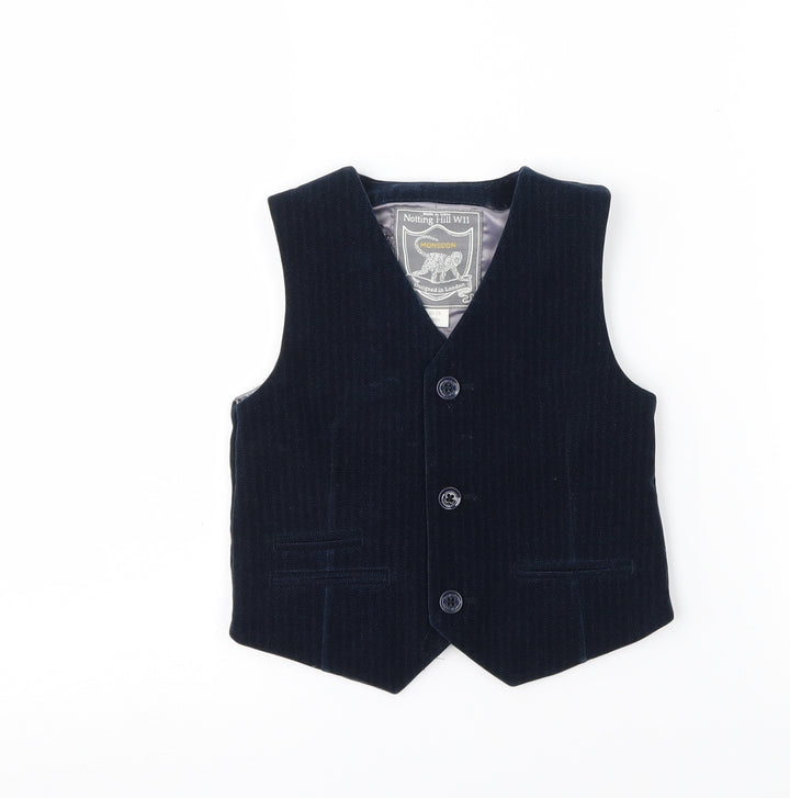 Monsoon Baby Blue   Gilet Jacket Size 18-24 Months
